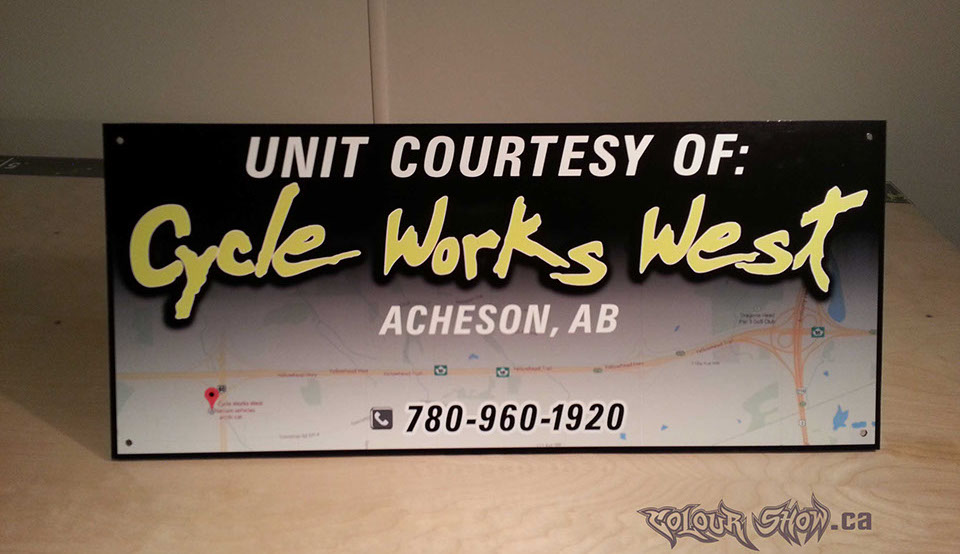 Designed for client and applied, 2 colouir