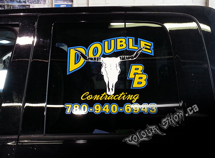 Designed for client and applied, 2 colouir