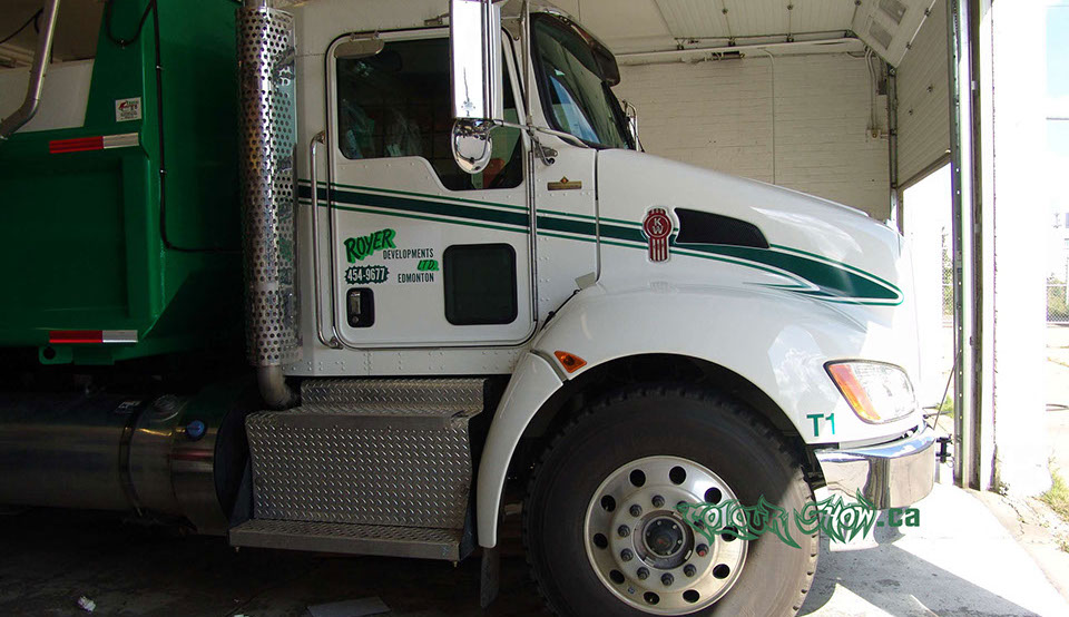 Designed for client and applied, 2 colouir